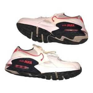 Nike Air Max Excee Sneakers, White/Photon dust/Track Red, sz 11